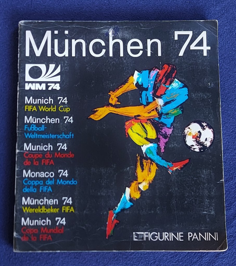 Panini sticker album voetbal ' WK Munchen 74 ' -vol-, Ophalen of Verzenden, Gebruikt, Poster, Plaatje of Sticker