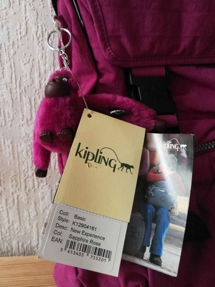 Cartable à dos Kipling, Enlèvement, Neuf, Rose, Sac à bandoulière