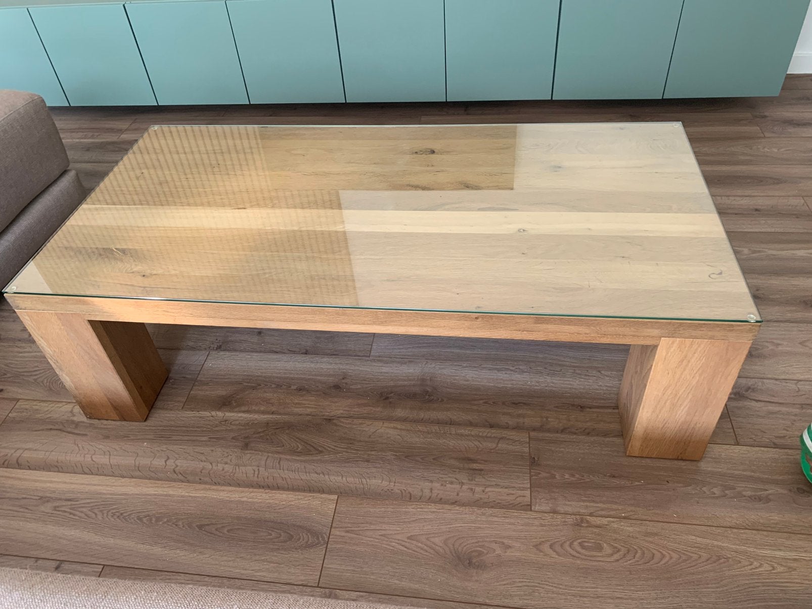 Table basse en chêne, Maison & Meubles, 100 à 150 cm, Comme neuf, Enlèvement, 50 à 100 cm