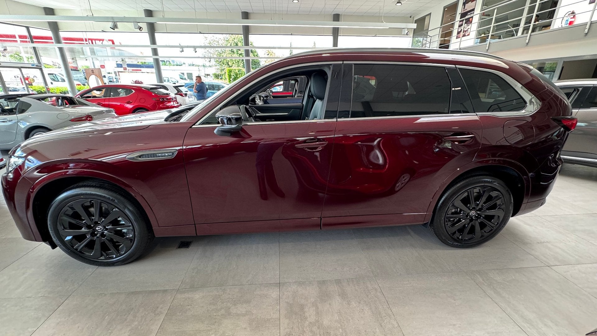 Mazda CX-80 e-SKYACTIV PHEV i-ACTIV AWD 8AT Homura Plus, Autos, Cuir, Achat, Euro 6, Entreprise