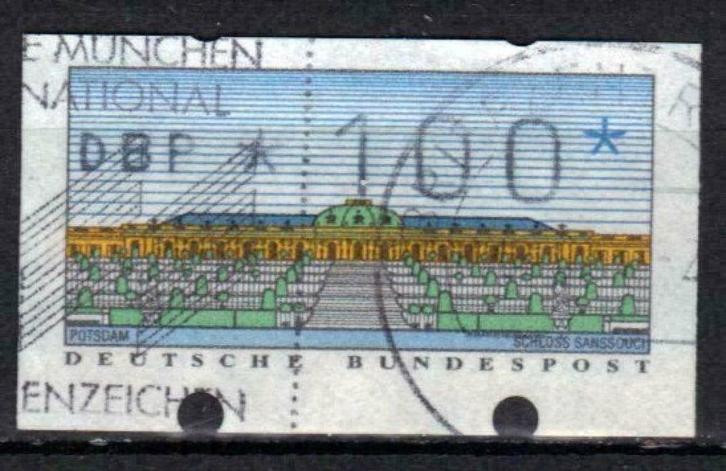 Duitsland 1993 - Yvert 2Distri - Zegels uit automaten (ST), Verzenden, Gestempeld