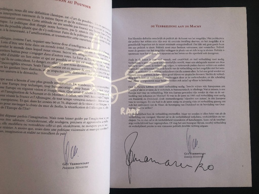 Panamarenko - Handgesigneerd, Ophalen of Verzenden, Gelezen