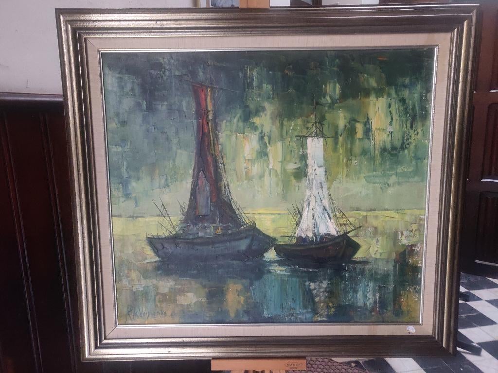 Schilderij Rik Wijnants, Ophalen
