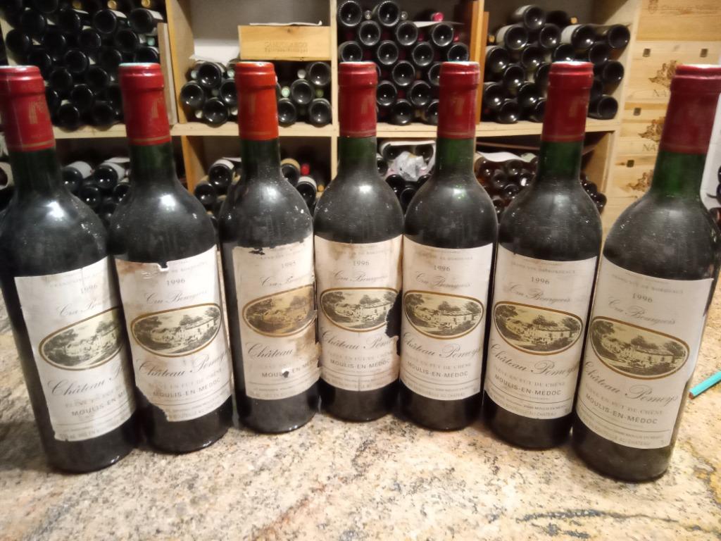 CHATEAU POMEYS - MOULIS EN MEDOC, Verzamelen, Wijnen, Ophalen, Frankrijk, Zo goed als nieuw, Rode wijn
