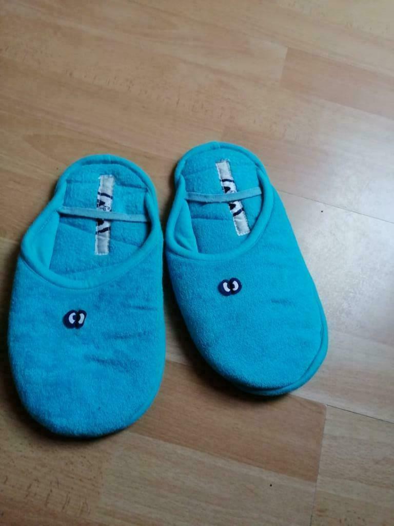 WOODY BLAUW PANTOFFELS   – MAAT 36/38, Kinderen en Baby's, Gebruikt, Jongen of Meisje, Overige typen, Ophalen of Verzenden