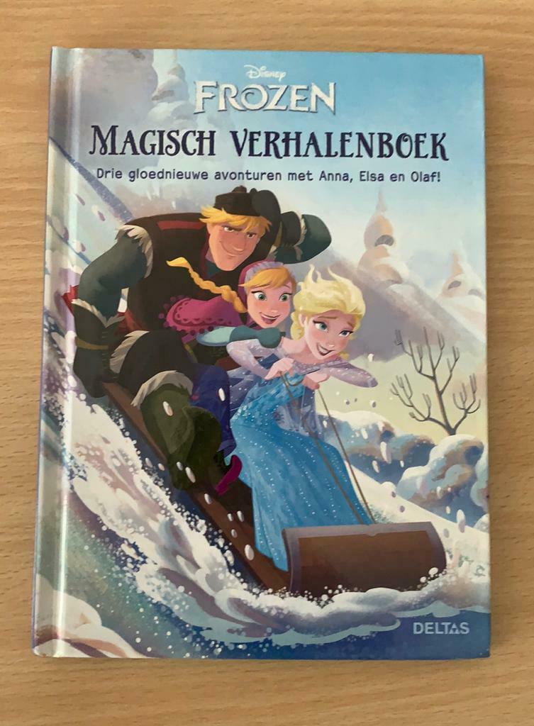 Speelgoed - Disney Frozen (Anne en Elsa) - boek, memory, Ophalen of Verzenden, Overige figuren, Gebruikt, Plaatje of Poster