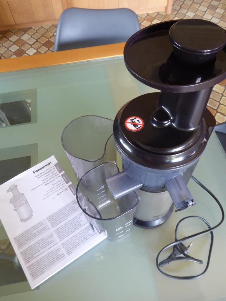 Panasonic MJ-L500 slow juicer fruitpers, Elektronische apparatuur, Ophalen, Nieuw, Elektrisch, Sapcentrifuge
