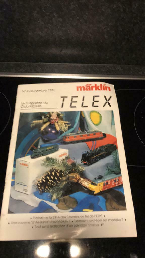 Marklin telex 4 decembre 1991, Enlèvement ou Envoi, Comme neuf