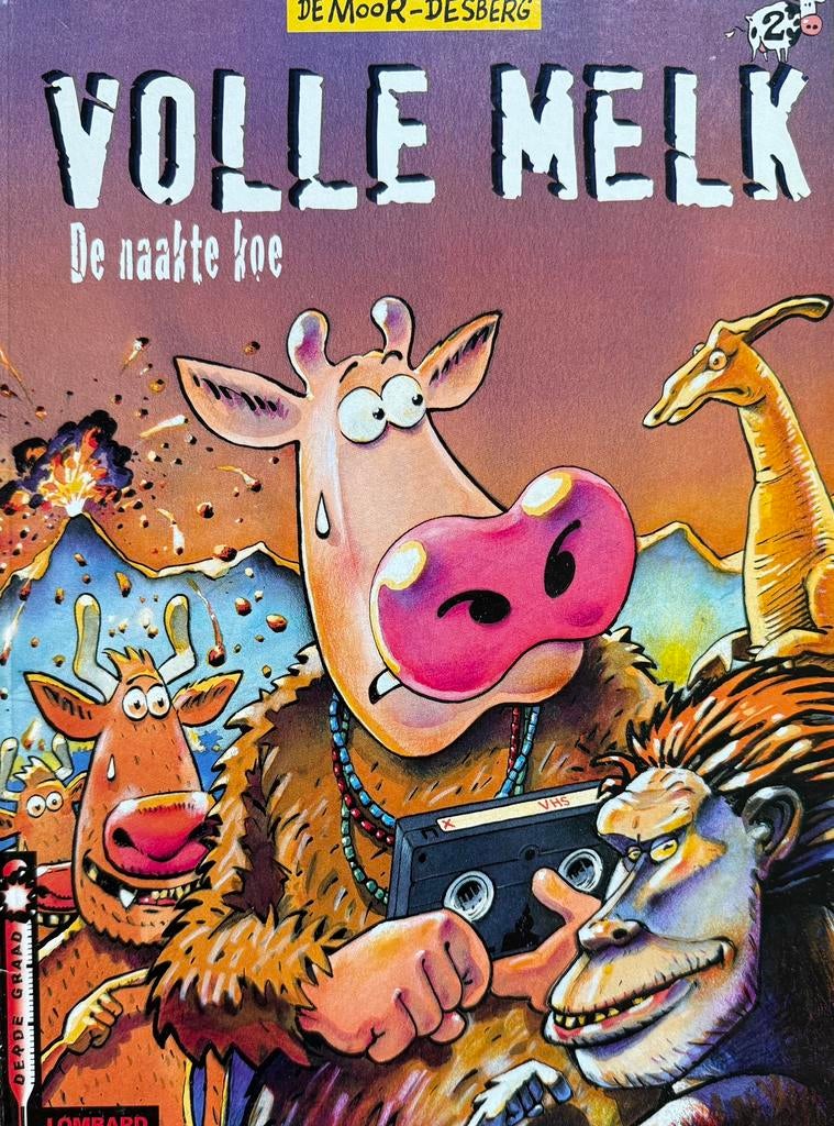 De Moor - Volle Melk 2 - De naakte koe, Boeken, Stripverhalen, De Moor, Eén stripboek, Ophalen of Verzenden, Zo goed als nieuw