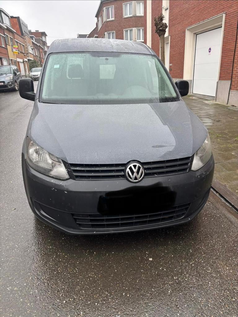 Vw caddy 1.6 diesel 198000km année 2013 2places airco, Auto's, Euro 5, Volkswagen, Leder, Grijs