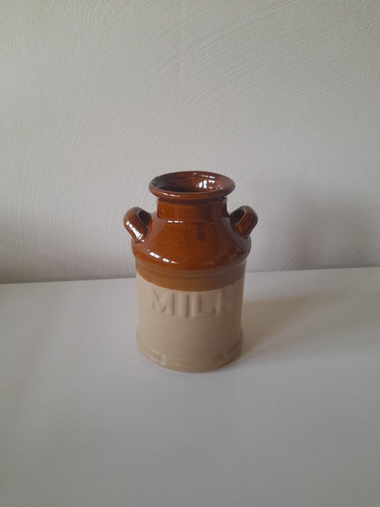 Brocante - pot à lait en céramique, Antiquités & Art, Curiosités & Brocante, Enlèvement ou Envoi