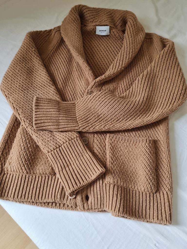 Dondup gilet camel maat 50. Zie nog vele zoekertjes., Kleding | Heren, Ophalen, Maat 48/50 (M), Beige, Zo goed als nieuw