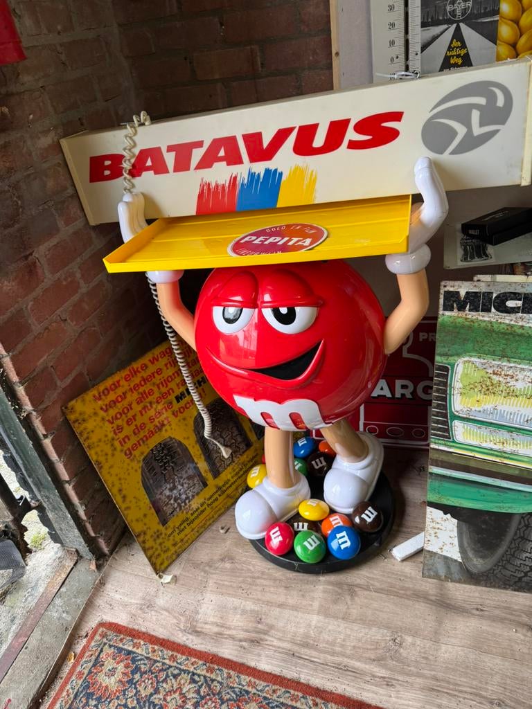 Diverse M&M reclame beelden, Verzamelen, Ophalen, Gebruikt, Reclamebord