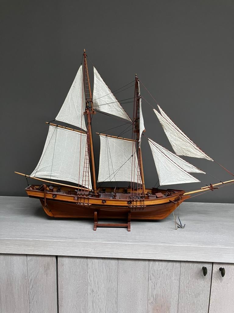 Modelbouw zeilboot, Ophalen, Gebruikt