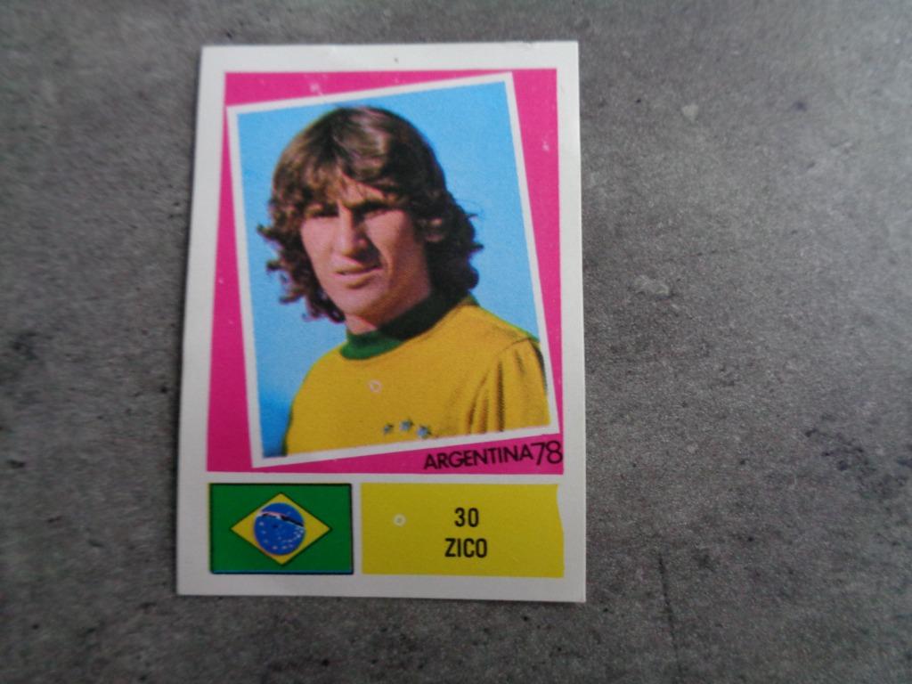 FKS voetbal prent ZICO BRAZILIE, Ophalen of Verzenden