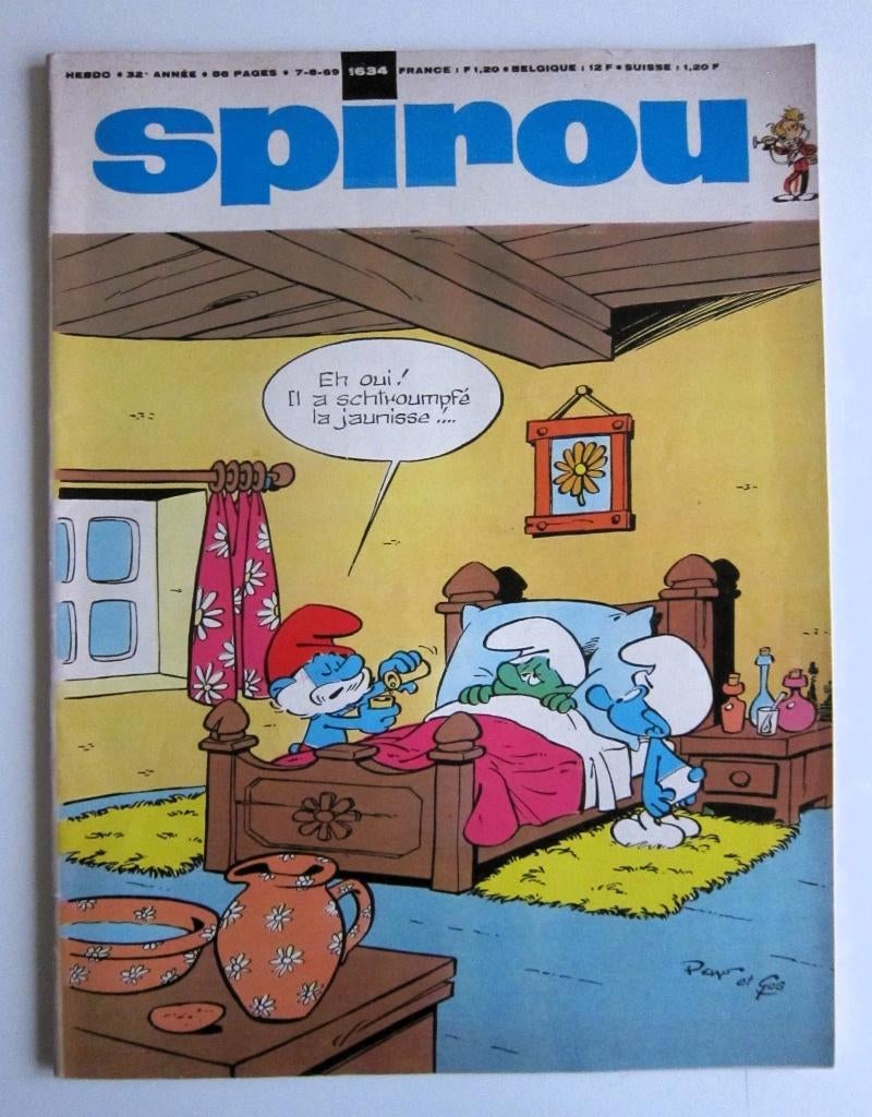 Spirou 1634 + mini-récit 472 + poster Matra 650 (1969), Eén stripboek, Ophalen of Verzenden, Zo goed als nieuw, Collectif