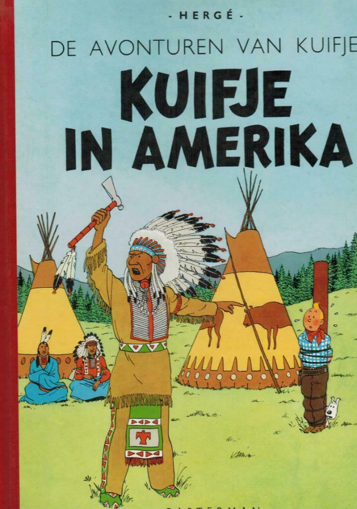 Kuifje, Kuifje in Amerika, linnen rug, Hergé, Boeken, Stripverhalen, Nieuw, Eén stripboek, Ophalen of Verzenden