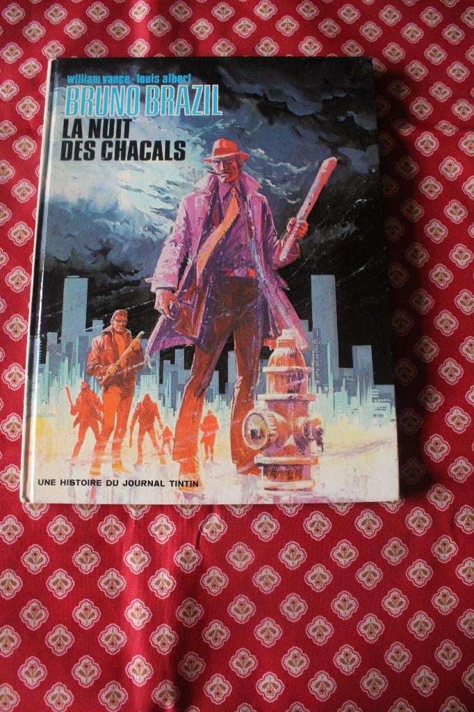 BRUNO BRAZIL - T5 - LA NUIT DES CHACALS - EO - 1973 - VANCE, Boeken, Stripverhalen, Gelezen, Eén stripboek, Ophalen of Verzenden