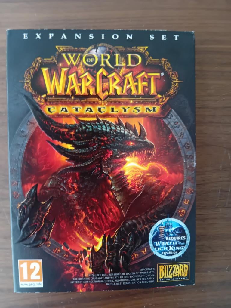 CD-Rom World Of Warcraft Cataclysm pour PC, Consoles de jeu & Jeux vidéo, Enlèvement ou Envoi, Utilisé