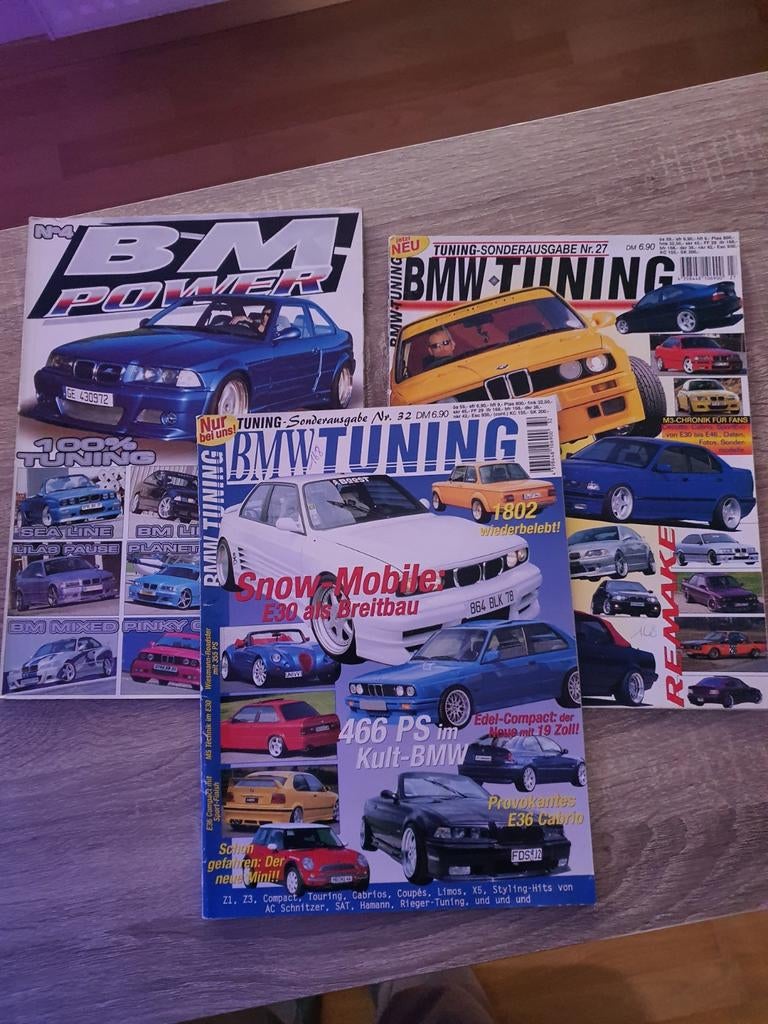 3x bmw tuning magazines 00s, Enlèvement