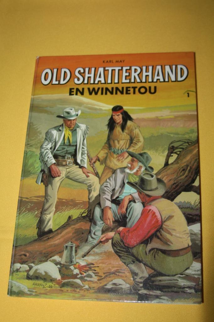 Karl May , Old Schatterhand en Winnetou deel 1(1e druk 1966), Boeken, Stripverhalen, Gelezen, Eén stripboek, Ophalen of Verzenden