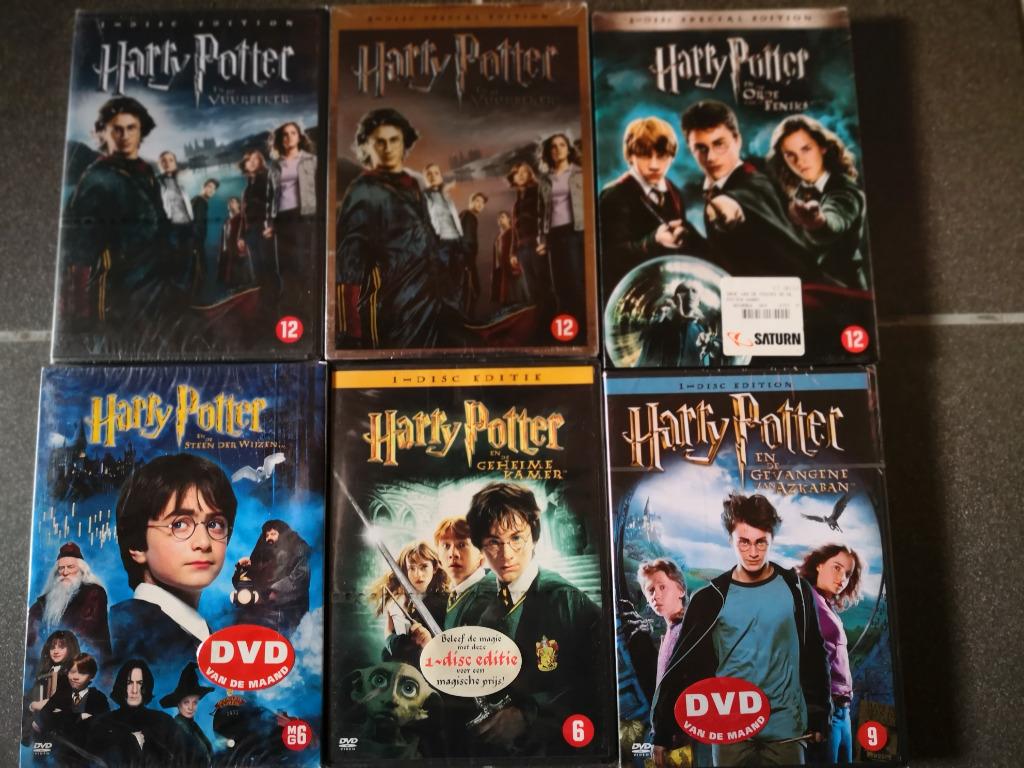 dvd's Harry potter 1,3,4,5 uit te kiezen, Cd's en Dvd's, Ophalen of Verzenden