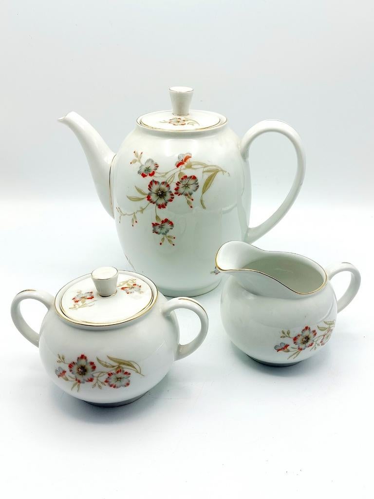 Arzberg 27-delig porceleinen koffieservies, Antiek en Kunst, Ophalen