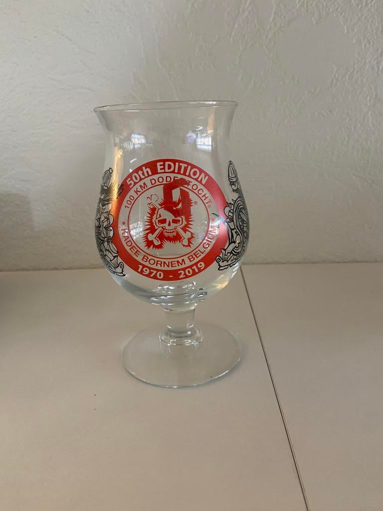 Duvel glas dodentocht, Ophalen of Verzenden, Nieuw, Bierglas