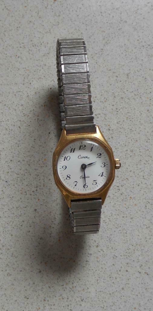 1 montre femme Carex, Enlèvement ou Envoi, Autres matériaux, Autres types, Doré