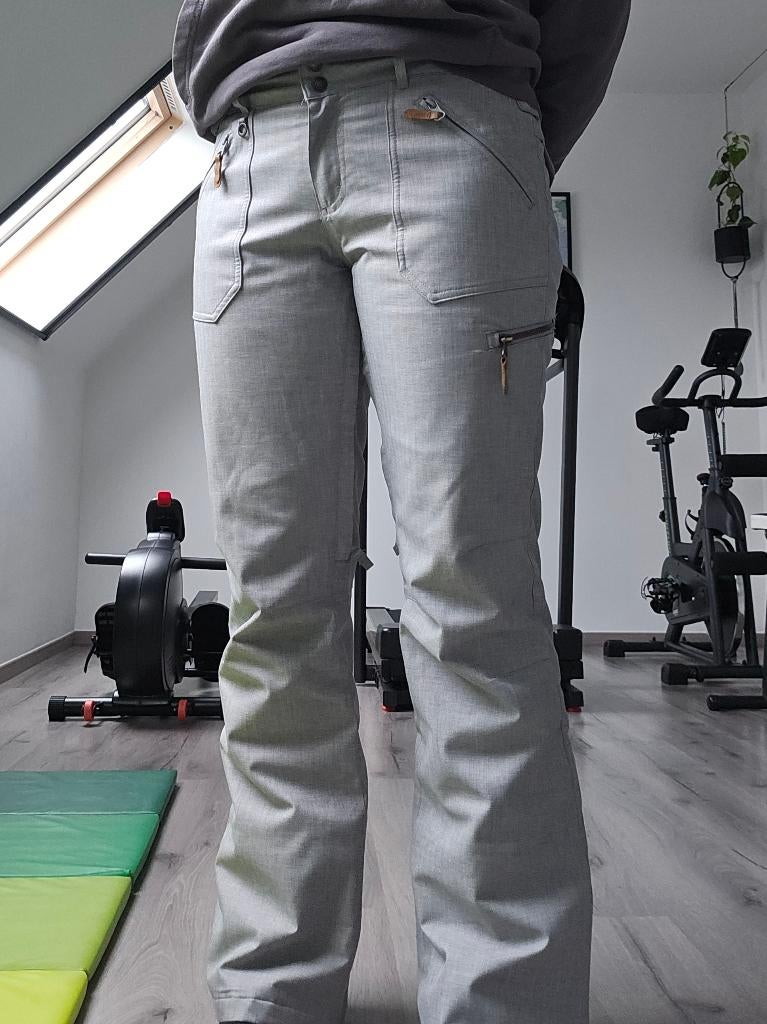 Roxy skibroek grijs maat 38, Ophalen of Verzenden, Gedragen, Roxy, Broek