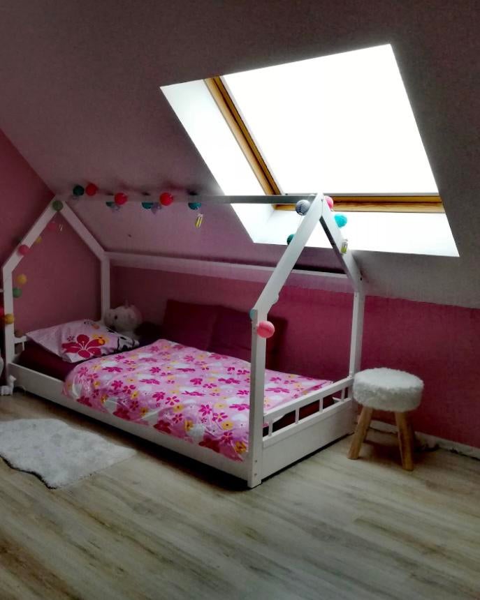 Huisbed, Ophalen, 85 tot 100 cm, Gebruikt, Lattenbodem