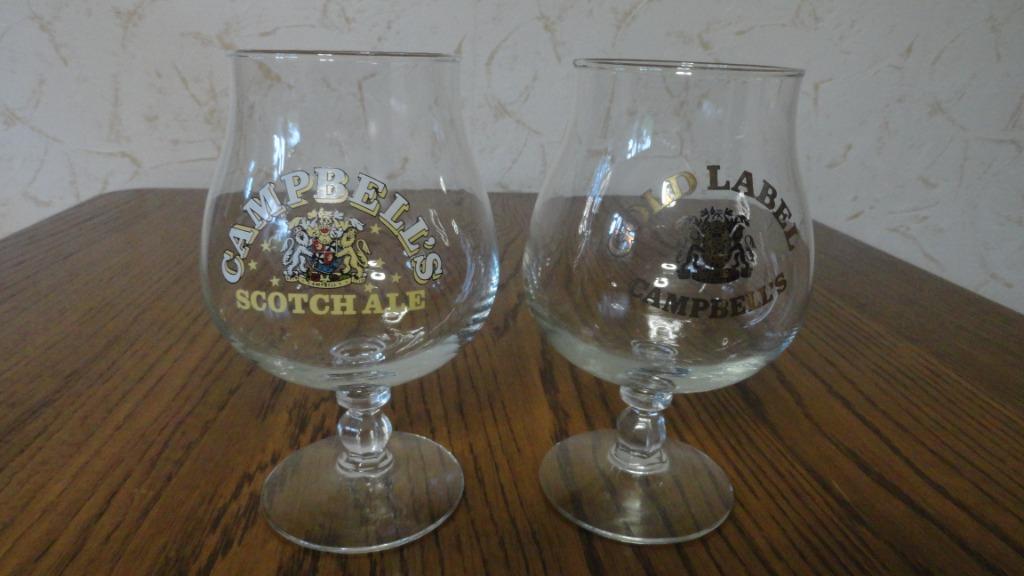 Campbell's bier glazen, Ophalen of Verzenden, Zo goed als nieuw, Bierglas