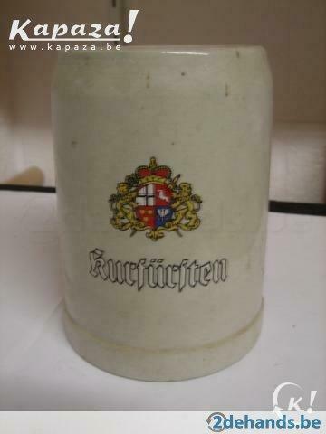 Bier potten beker kurfürsten bier, Ophalen of Verzenden, Gebruikt