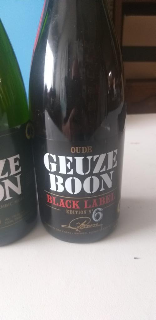 Oude Geuze Boon Black Label nr 6...75cl, Ophalen, Nieuw