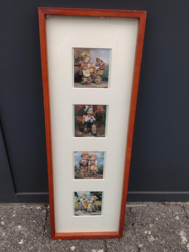Kader met 3d prenten Hummel, Ophalen, Zo goed als nieuw