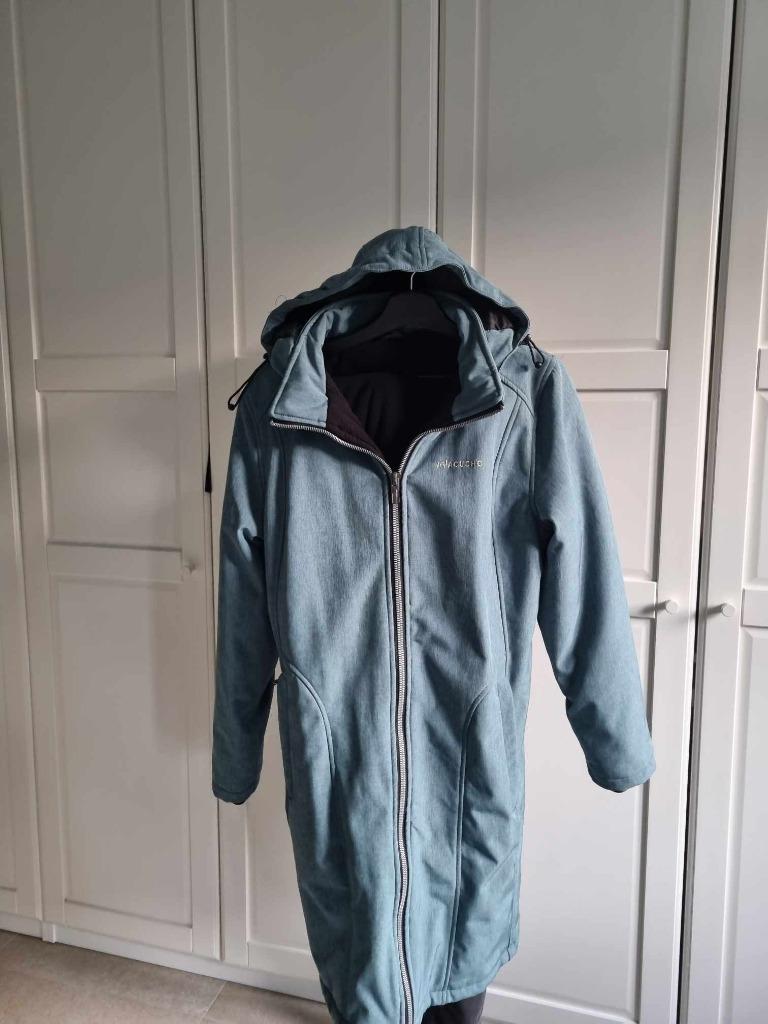 Winterjas, Kleding | Dames, Maat 42/44 (L), Ophalen of Verzenden, Gedragen, Groen