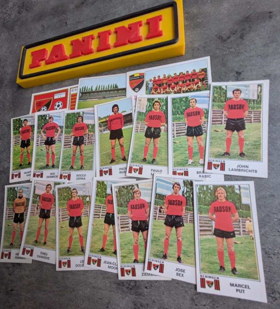 PANINI FOOTBALL 76 FC BERINGEN 18x STICKERS 1976, Verzenden