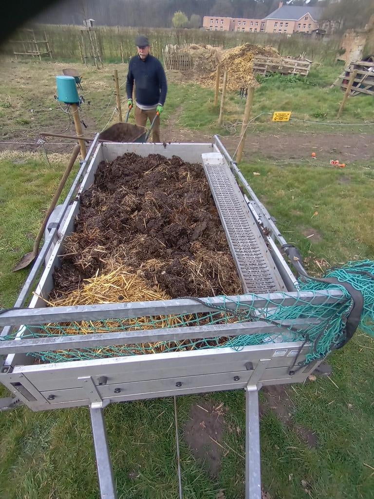 supper goed vergane dieren mest mengeling!!, Tuin en Terras, Aarde en Mest, Mest, Ophalen