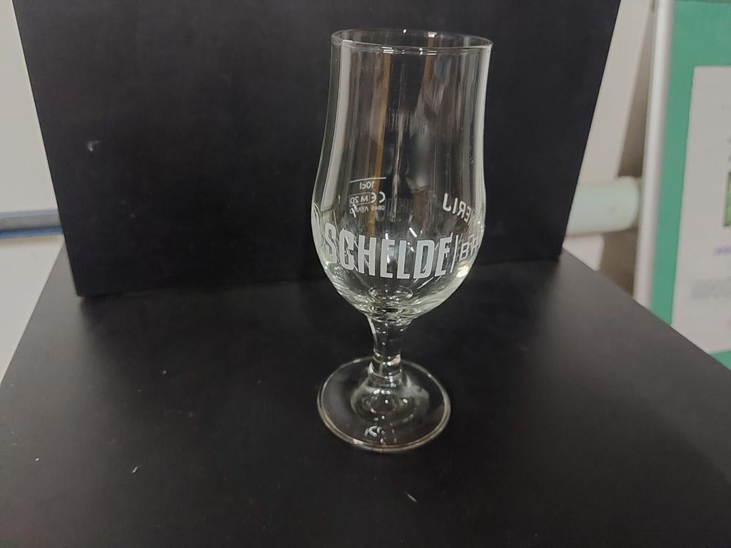 Degustatie glaasje schelde brouwerij, Verzamelen, Ophalen of Verzenden, Zo goed als nieuw, Bierglas