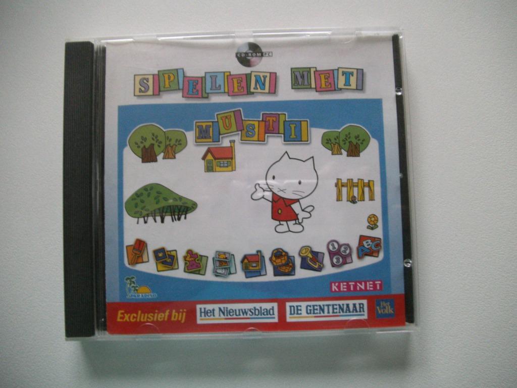 Spelen met Musti CD-rom + andere Mustid CD-Roms, Enlèvement ou Envoi, Comme neuf, À partir de 3 ans