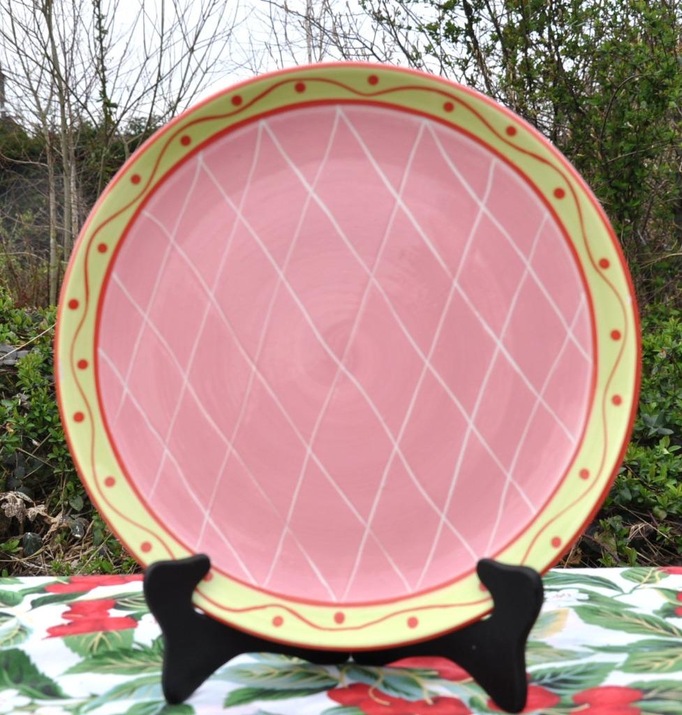 plat a tarte en faience suzy, Maison & Meubles, Enlèvement ou Envoi, Comme neuf, Céramique, Autres types