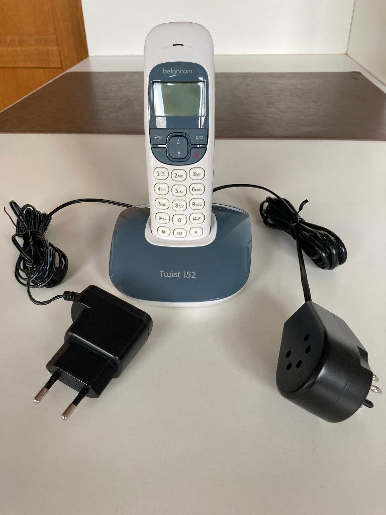 Draadloze telefoon Belgacom Twist 152, Telecommunicatie, Vaste telefoons | Handsets en Draadloos, Zo goed als nieuw, 1 handset