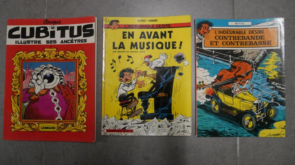BD Cubitus 2illustre ancêtres + Désiré 3 En avant la musique, Enlèvement ou Envoi