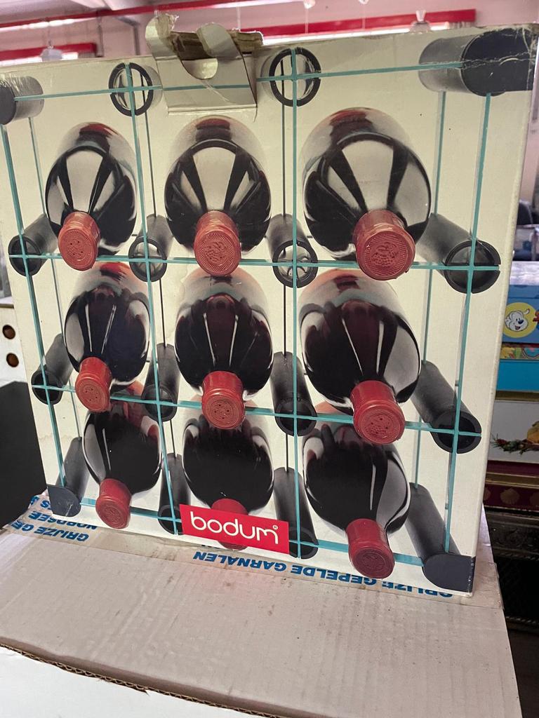 Casier à vin Bodum - pour 9 bouteilles - boîte d'origine, Neuf, Moins de 50 cm, Synthétique, Enlèvement