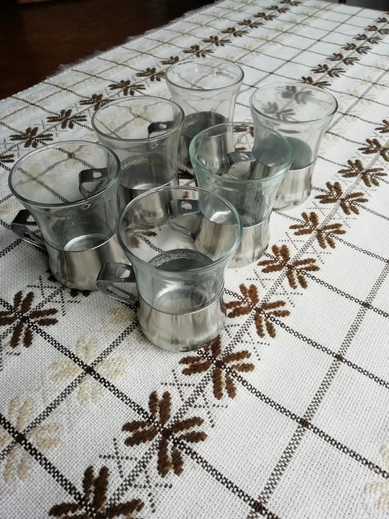 6 theeglazen, Huis en Inrichting, Ophalen of Verzenden, Zo goed als nieuw