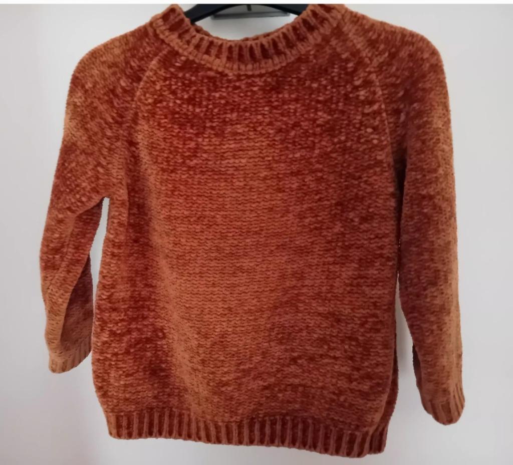 Trui Zara, maat 122, roestbruin, Garçon ou Fille, Enlèvement ou Envoi, Pull ou Veste, Comme neuf
