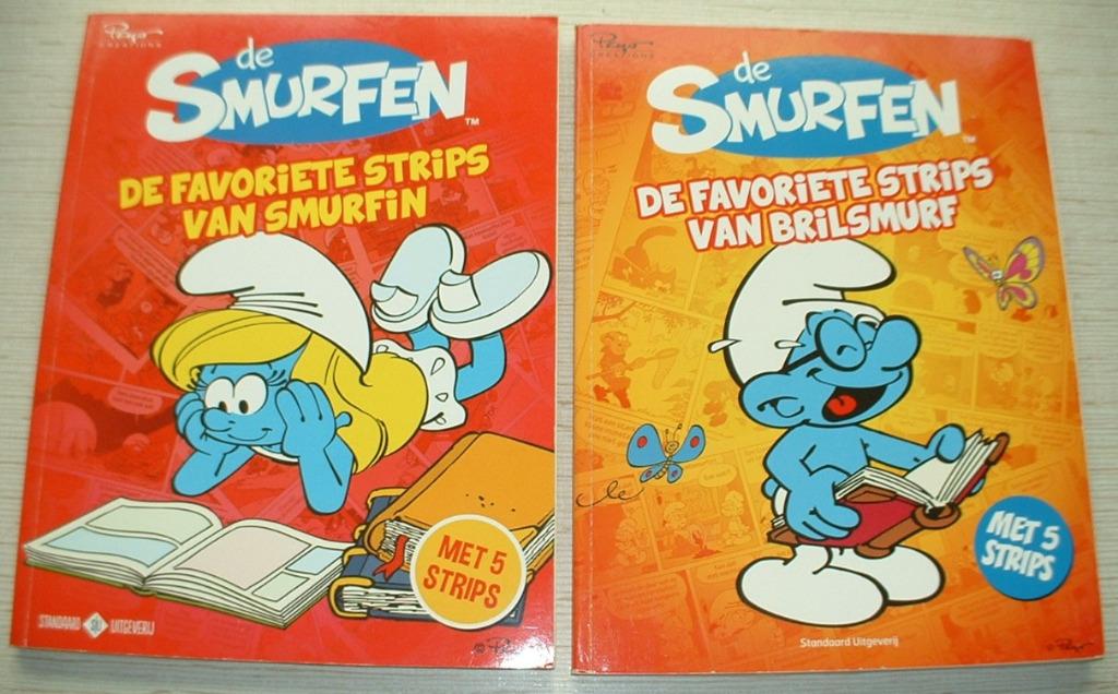 strips de smurfen bundeling standaard uitgave, Meerdere stripboeken, Ophalen of Verzenden, Zo goed als nieuw, Peyo