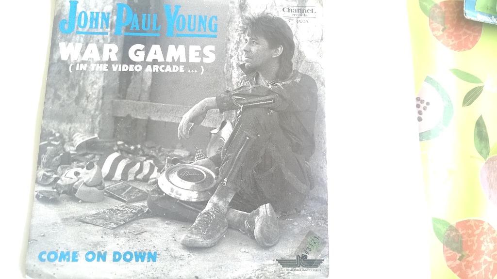 SINGLE -JOHN PAUL YOUNG--WARGAMES-, Ophalen of Verzenden, Gebruikt