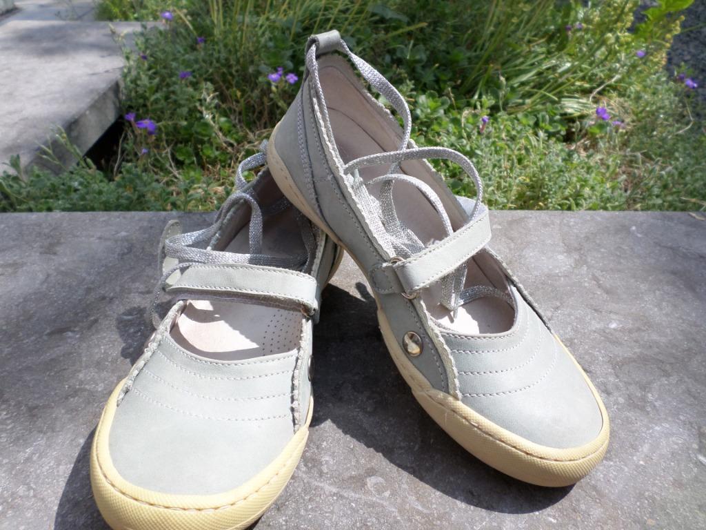 Chaussures ballerines bleu clair turquoise argenté 32 guma, Enfants & Bébés, Enlèvement ou Envoi, Guma, Utilisé, Chaussures