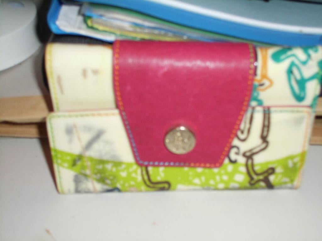 Portefeuille, Paars, Nieuw, Leder, Ophalen